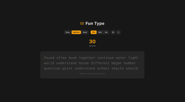 Typing Speed Test